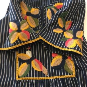 Madewell Embroidered Fable Top